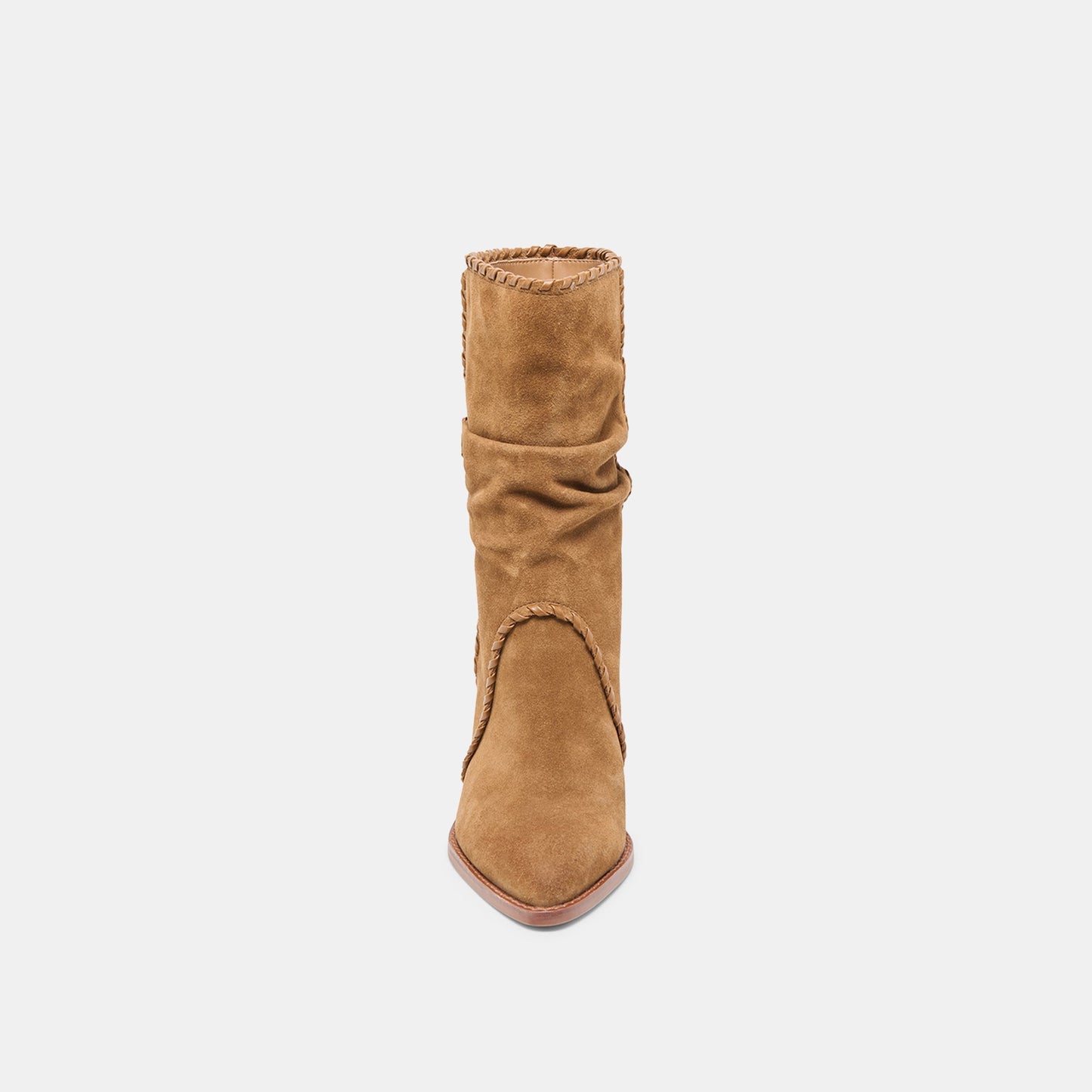 Julith Lt Brown Suede Boots - Dolce Vita