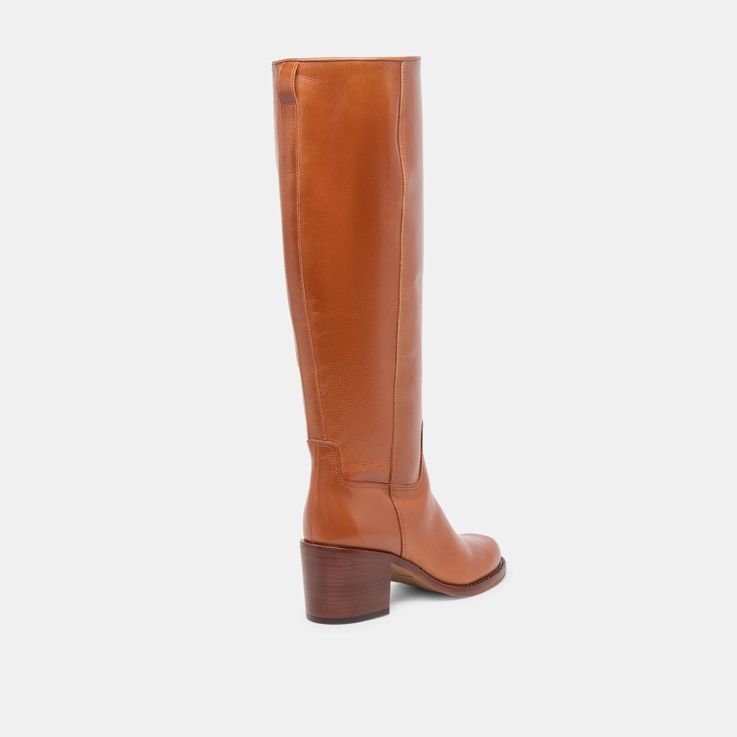 Lucyle Tan Leather Boots - Dolce Vita