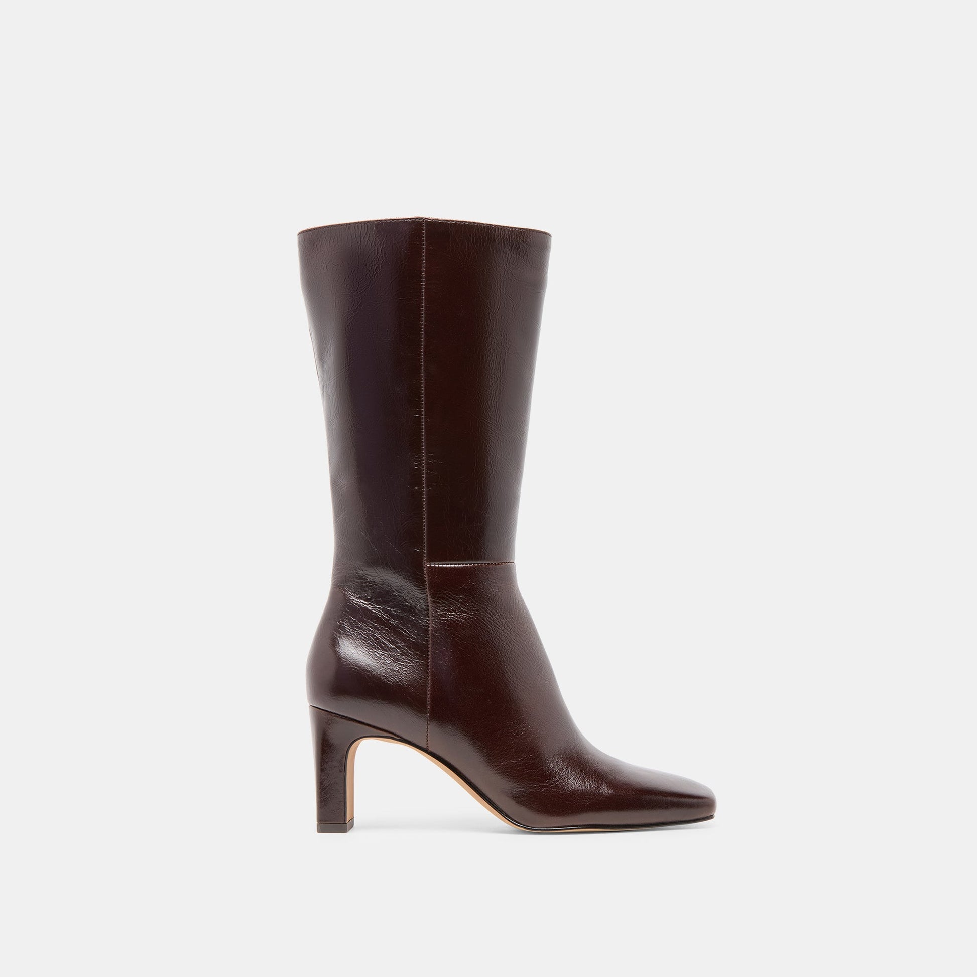 Riggs Chocolate Leather Boots - Dolce Vita