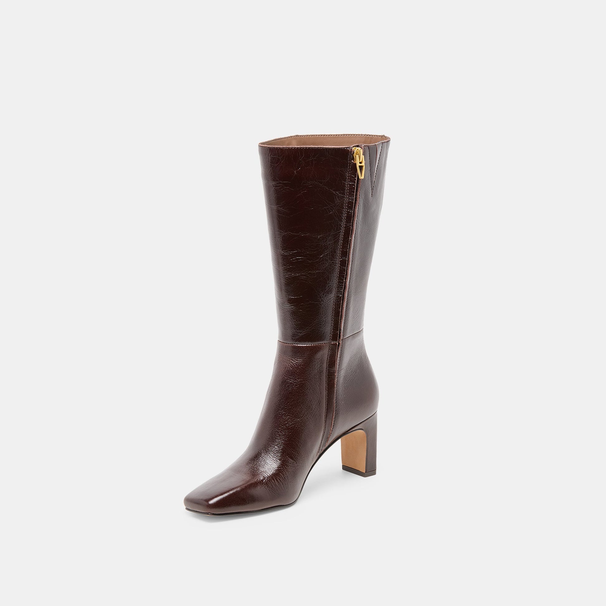 Riggs Chocolate Leather Boots - Dolce Vita