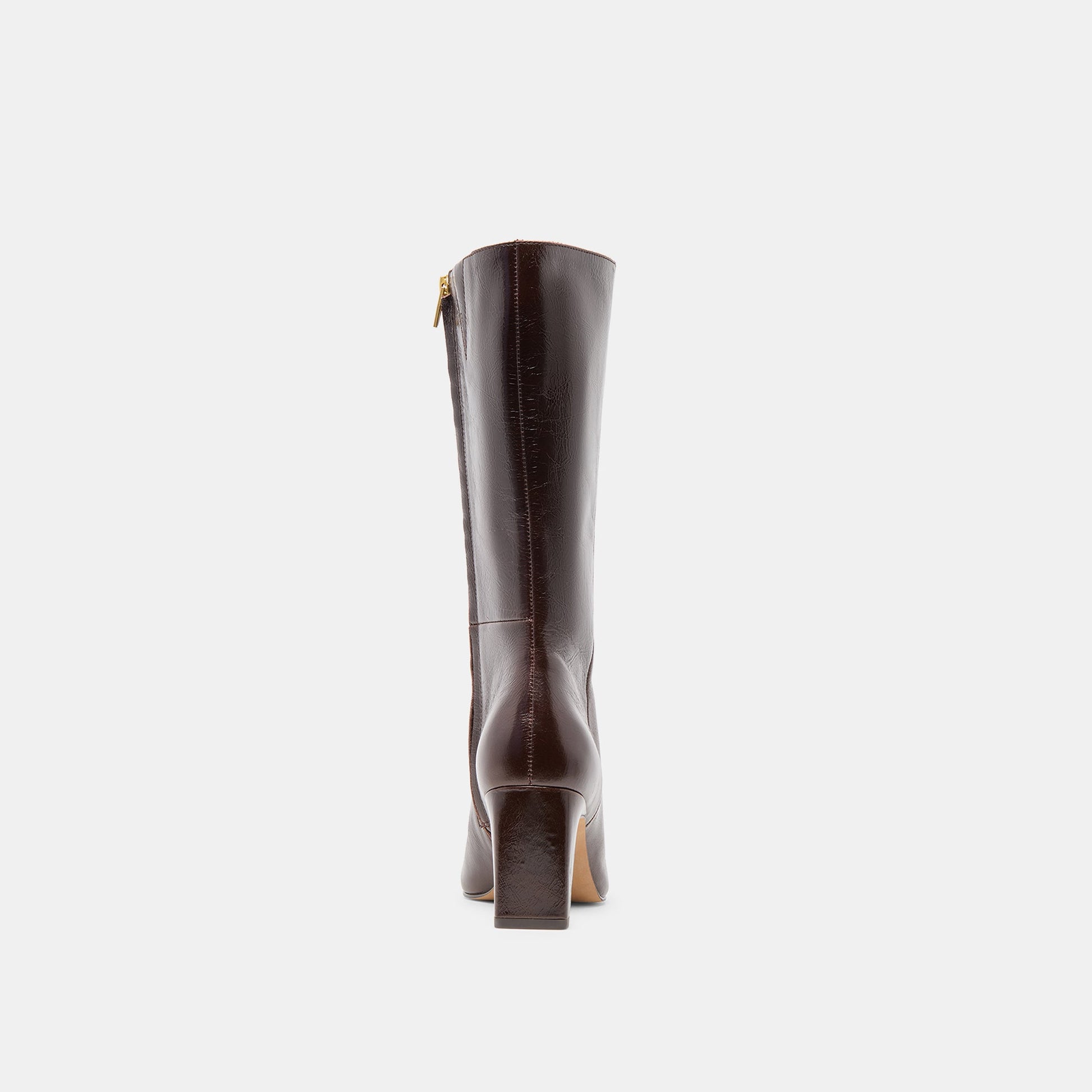Riggs Chocolate Leather Boots - Dolce Vita
