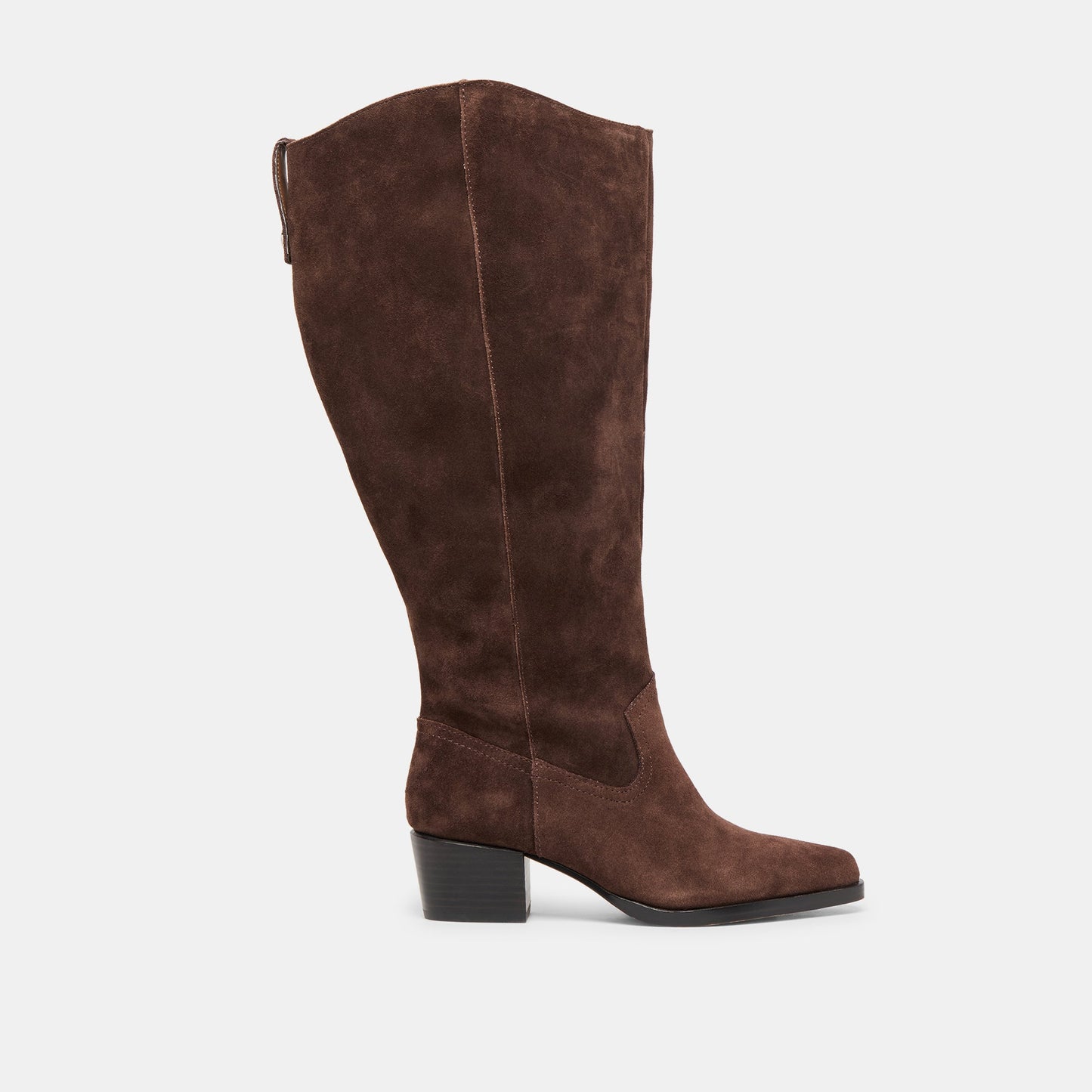 Virona H2O Waterproof Dk Brown Suede Extra Wide Calf Boots - Dolce Vita