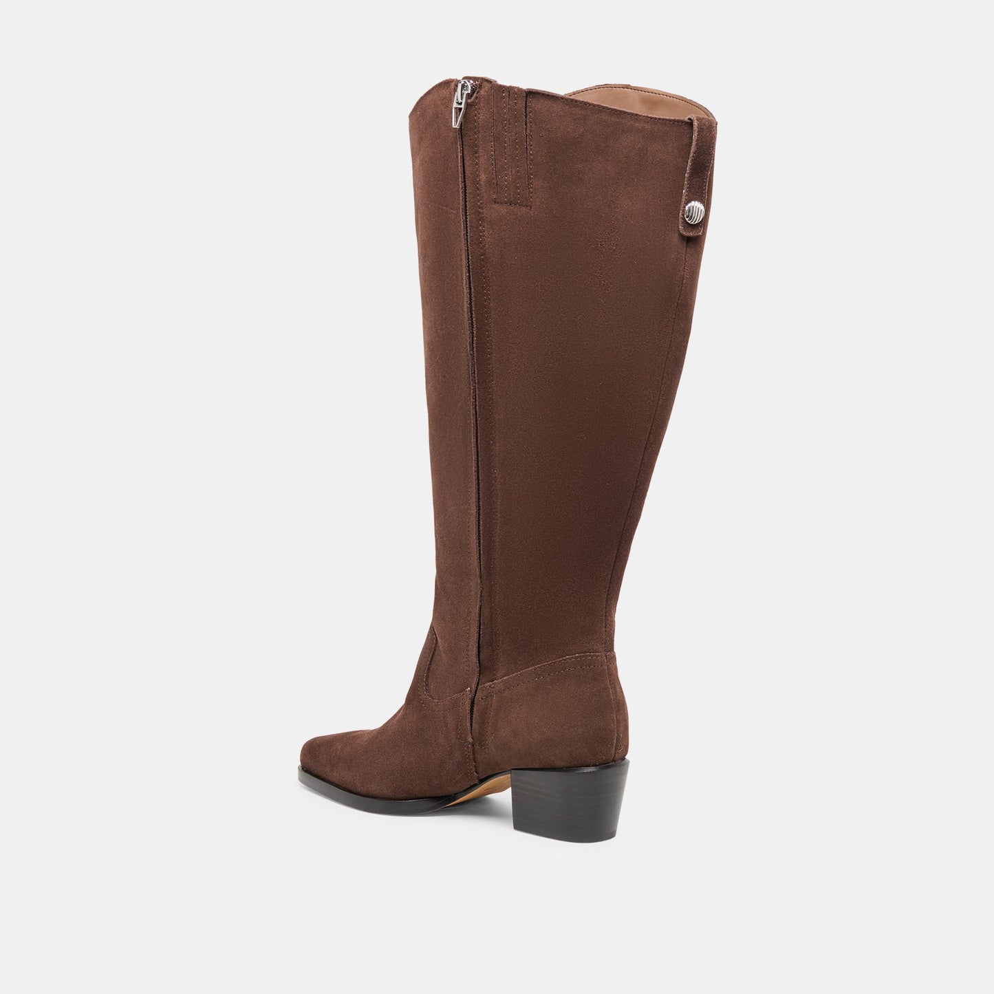 Virona H2O Waterproof Dk Brown Suede Extra Wide Calf Boots - Dolce Vita