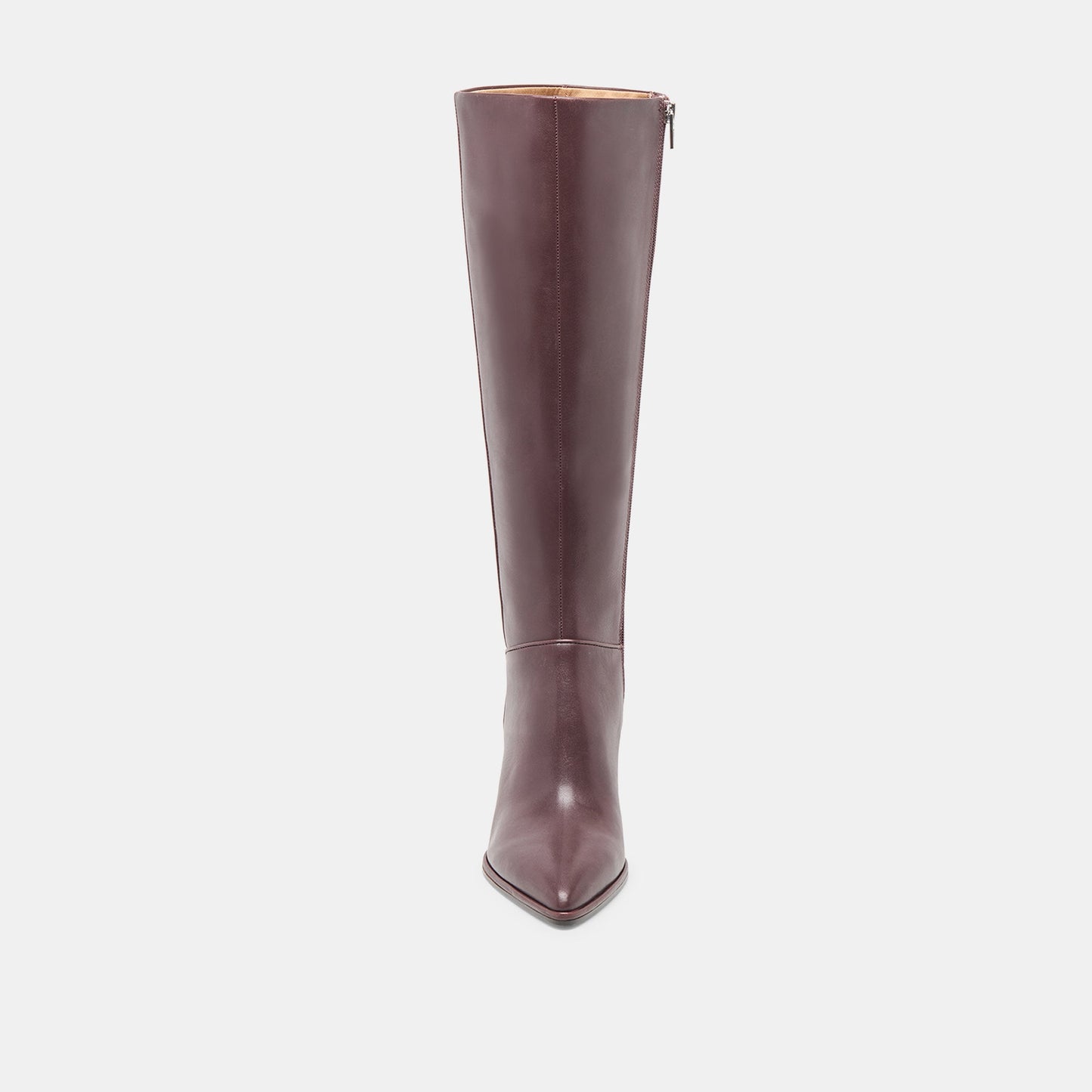 Aldy Mulberry Leather Wide Calf Boots - Dolce Vita