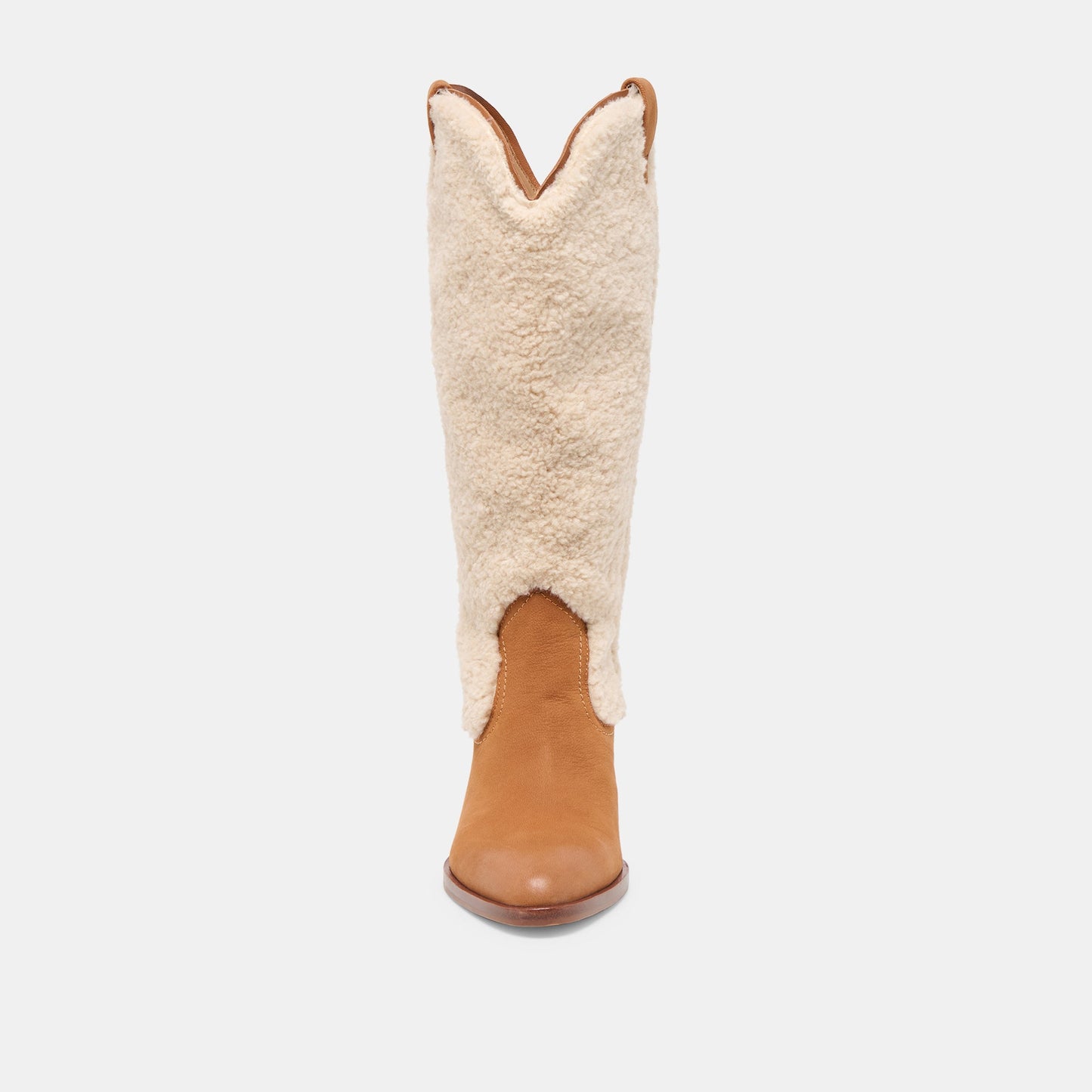 Mykel Plush Caramel Nubuck Boots - Dolce Vita