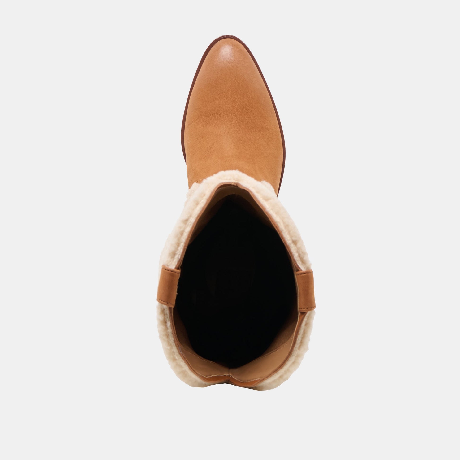 Mykel Plush Caramel Nubuck Boots - Dolce Vita