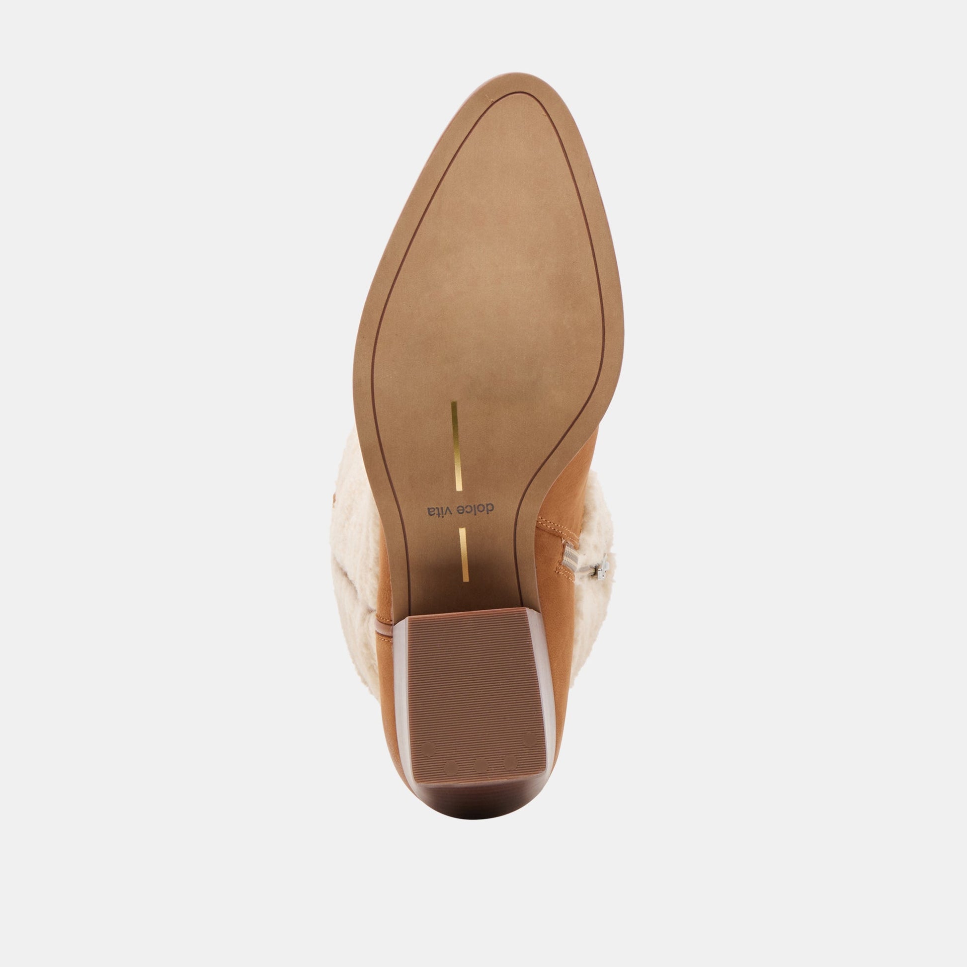 Mykel Plush Caramel Nubuck Boots - Dolce Vita