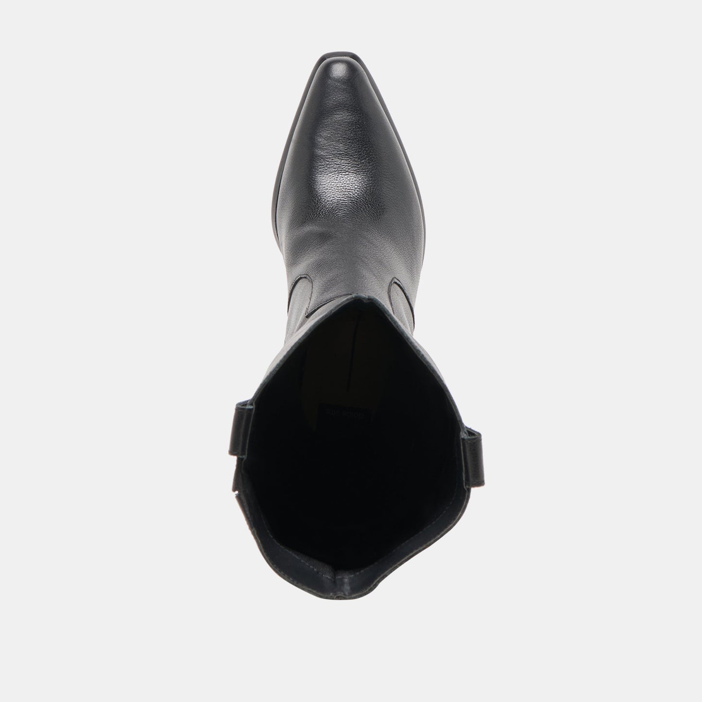Vern Black Leather Wide Calf Boots - Dolce Vita