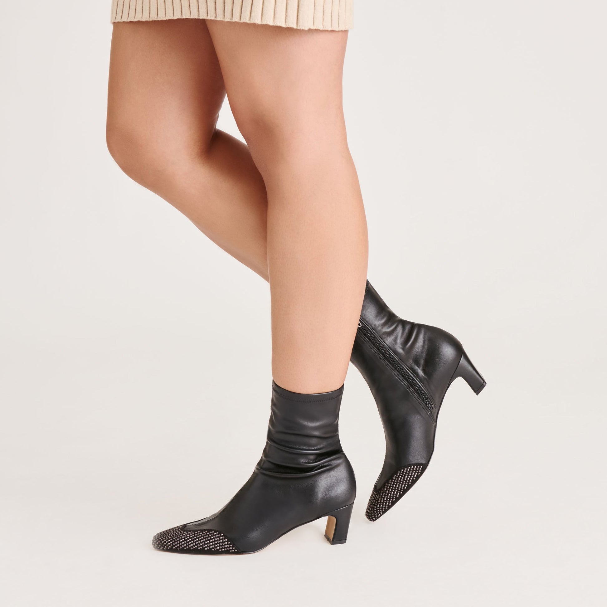 Anika Stud Black Stella Boots - Dolce Vita