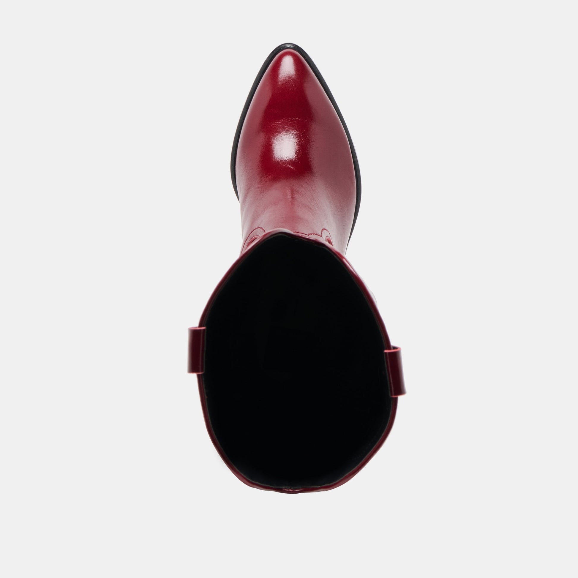 Mirla Oxblood Leather Wide Calf Boots - Dolce Vita