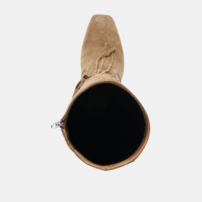 Giano Olive Suede Boots - Dolce Vita