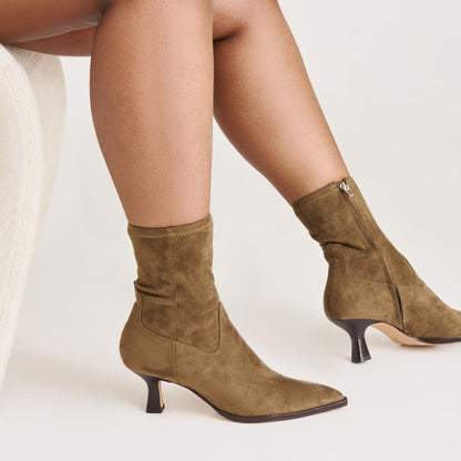Arya Olive Stella Suede Boots - Dolce Vita