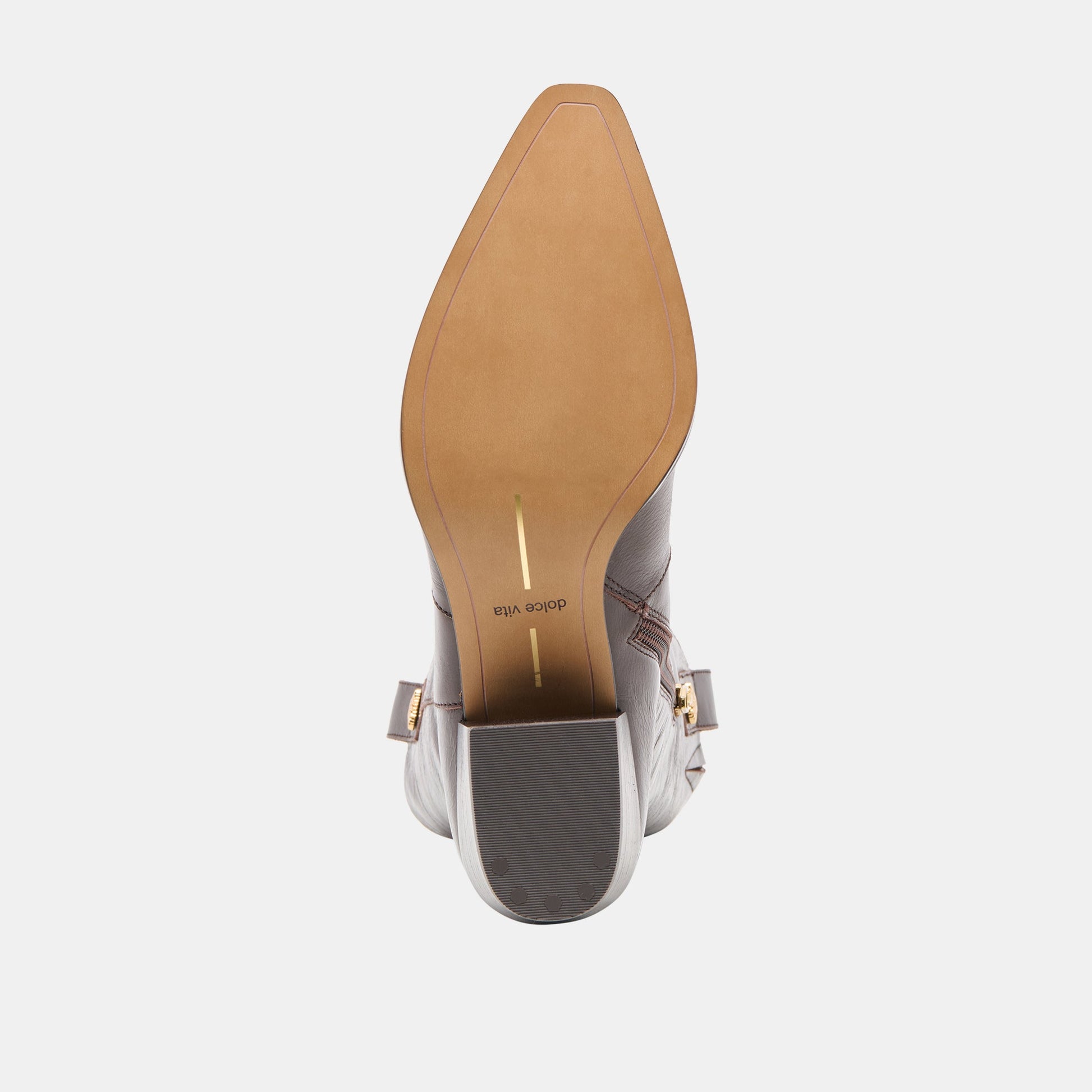 Vern Chocolate Leather Boots - Dolce Vita