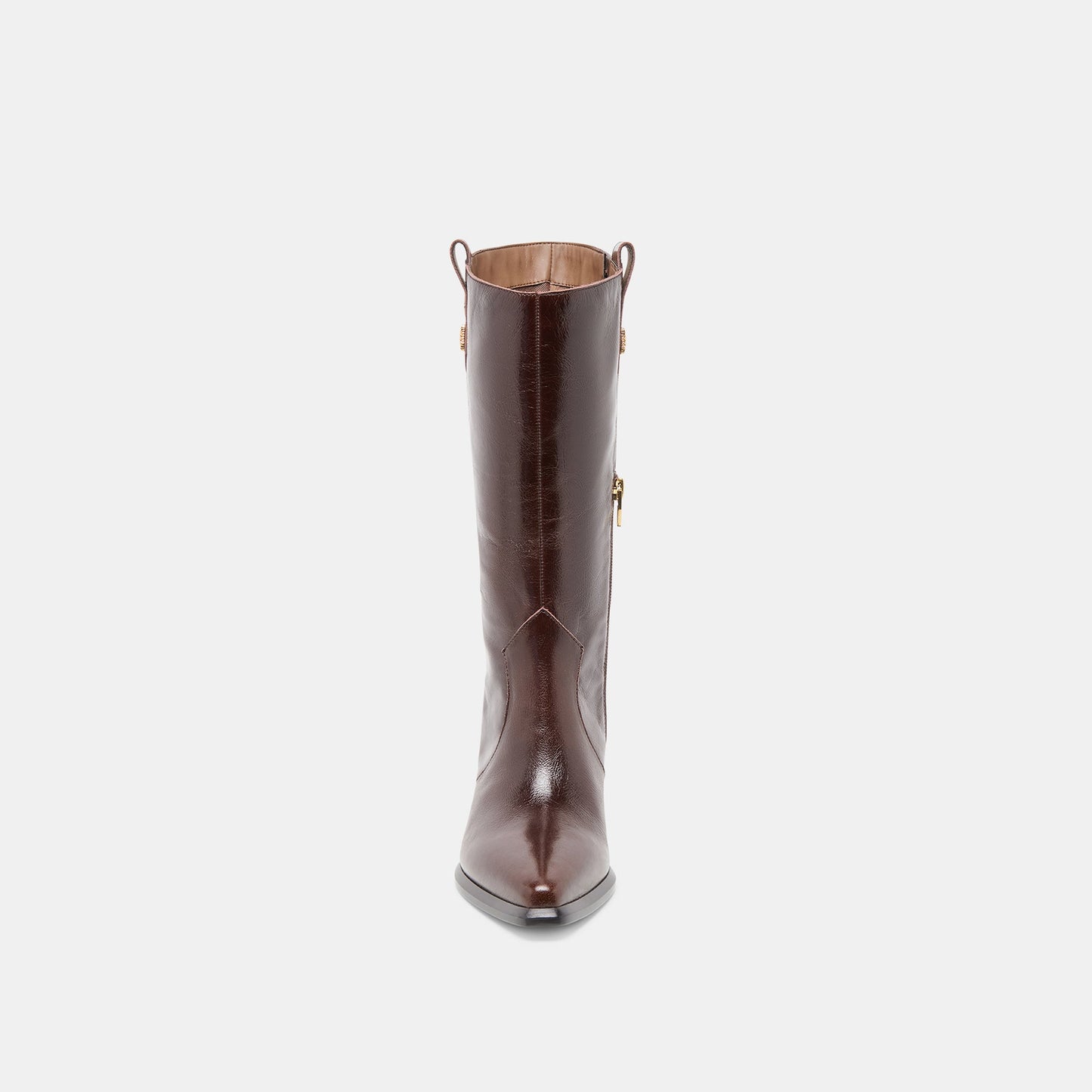 Vern Chocolate Leather Boots - Dolce Vita