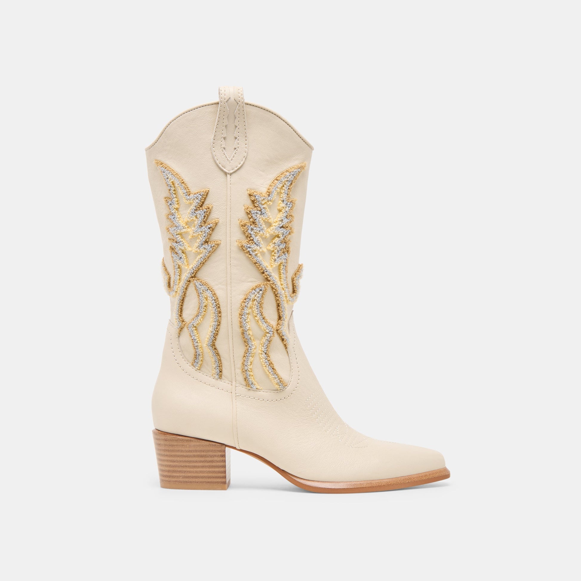 Vila Ivory Leather Boots - Dolce Vita