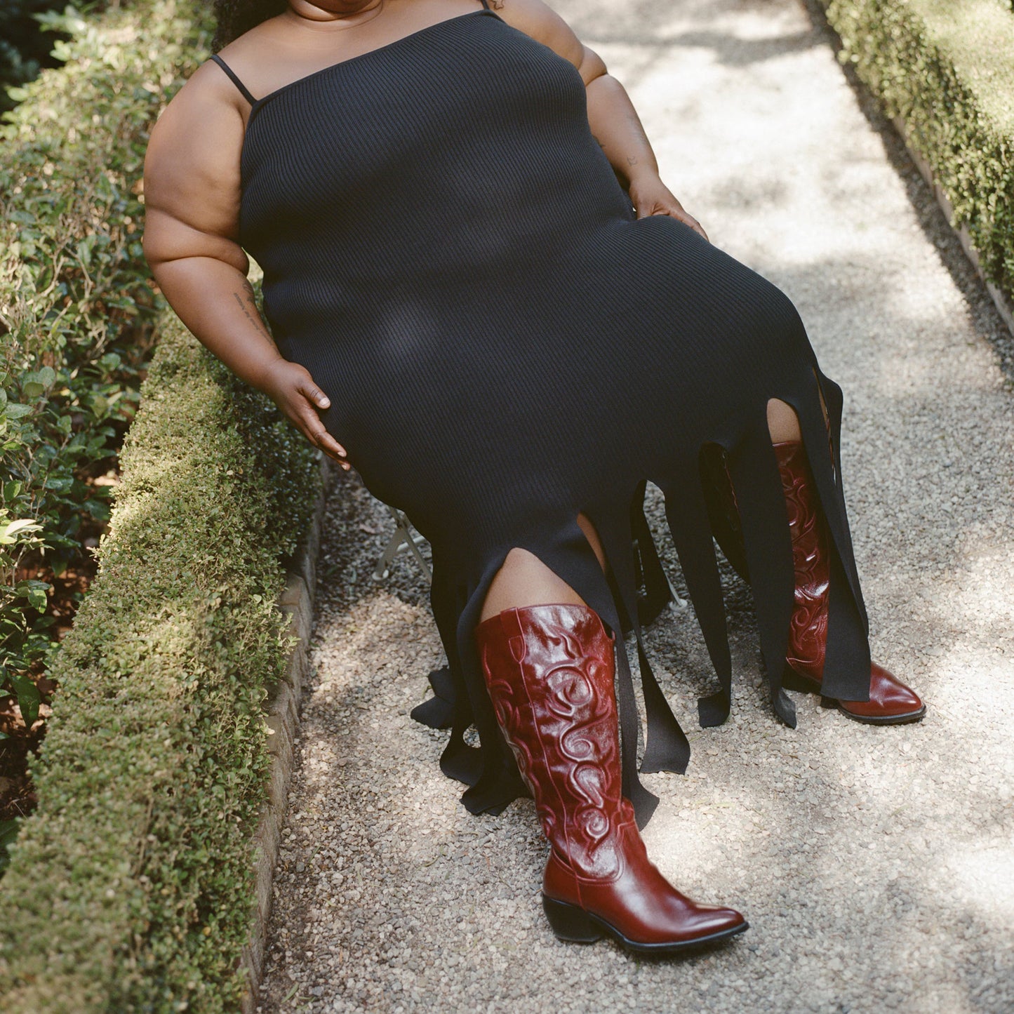 Mirla Oxblood Leather Extra Wide Calf Boots - Dolce Vita