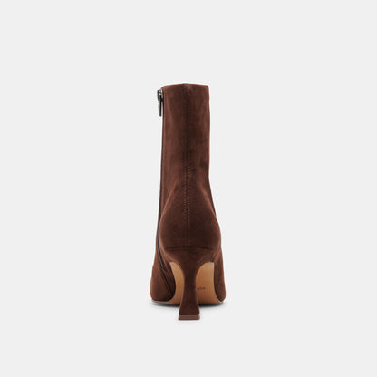 GLAMOR BOOTS DK BROWN STELLA SUEDE - Dolce Vita