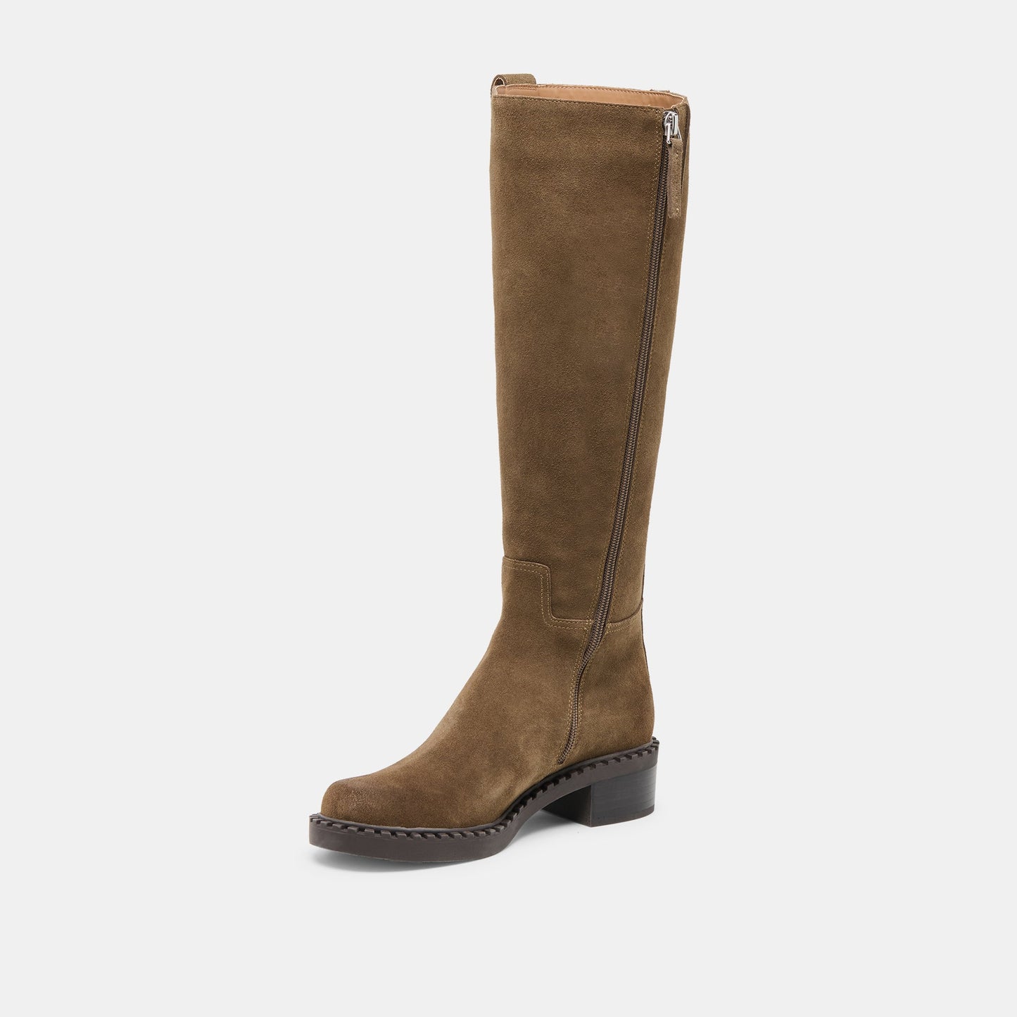 Glory H2O Waterproof Olive Suede Wide Calf Boots - Dolce Vita