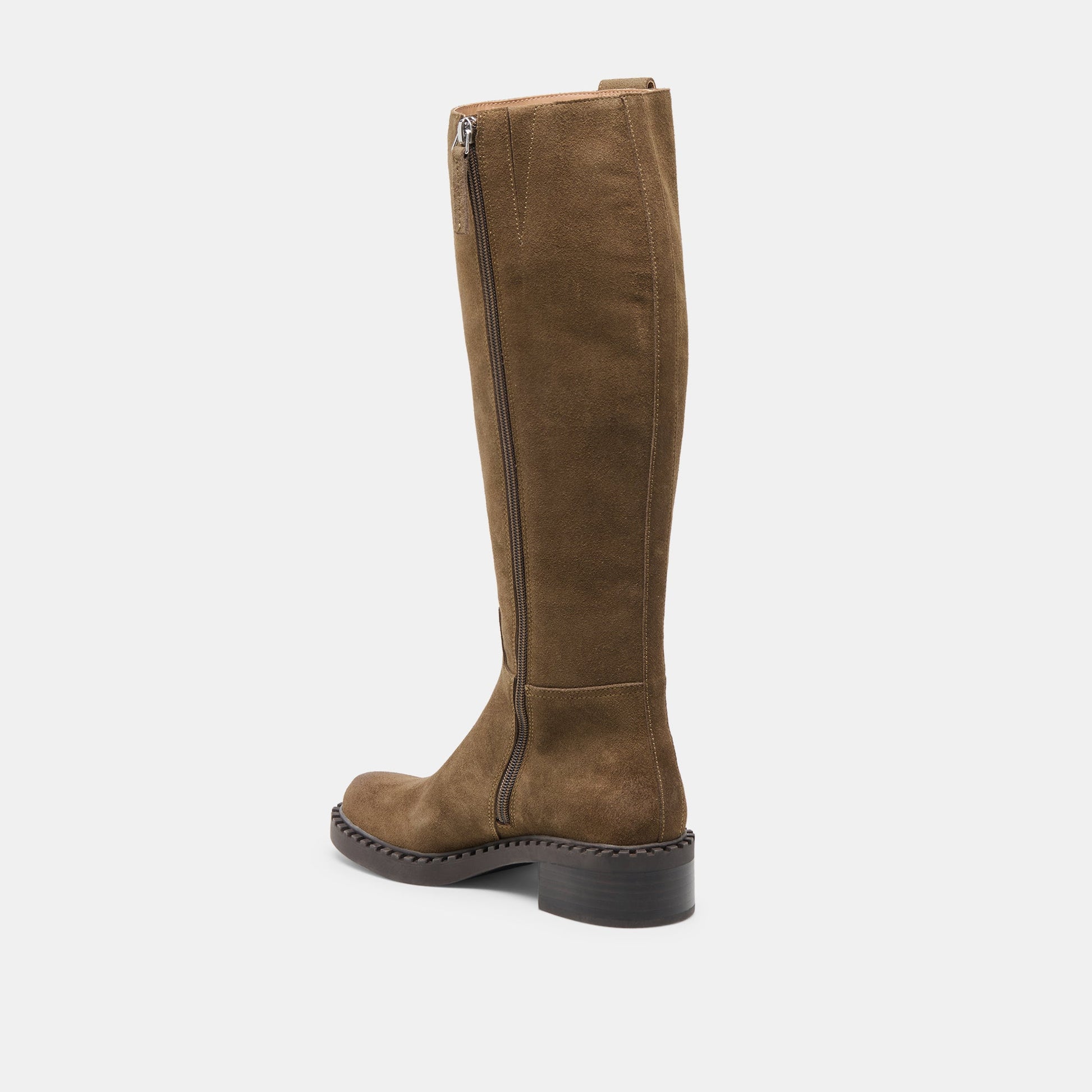 Glory H2O Waterproof Olive Suede Wide Calf Boots - Dolce Vita