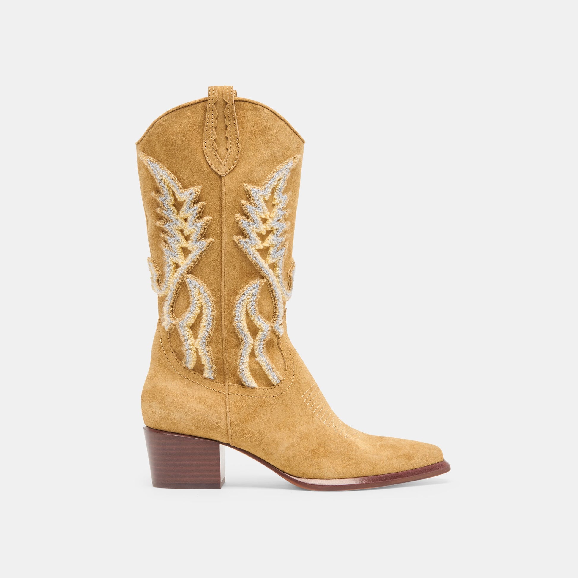Vila Caramel Suede Boots - Dolce Vita