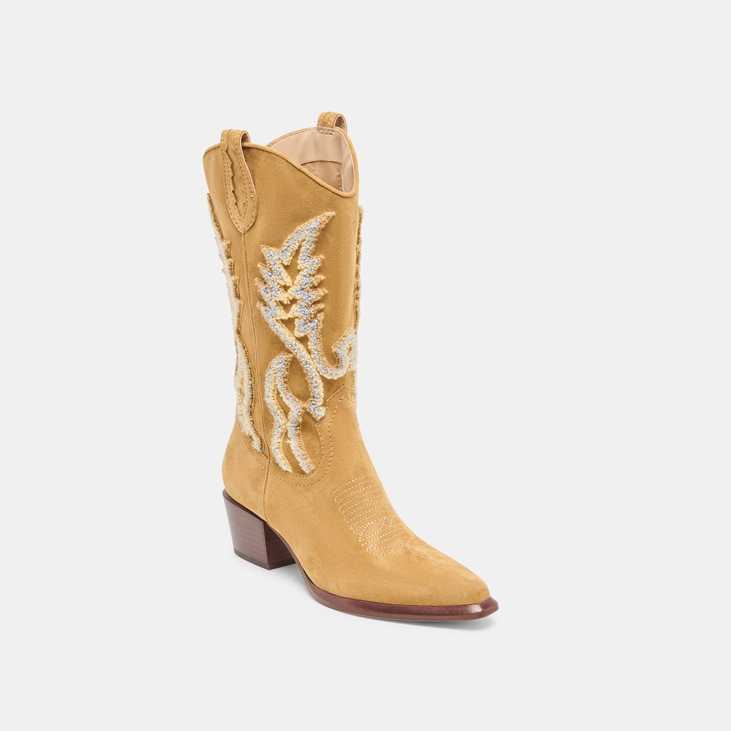 Vila Caramel Suede Boots - Dolce Vita
