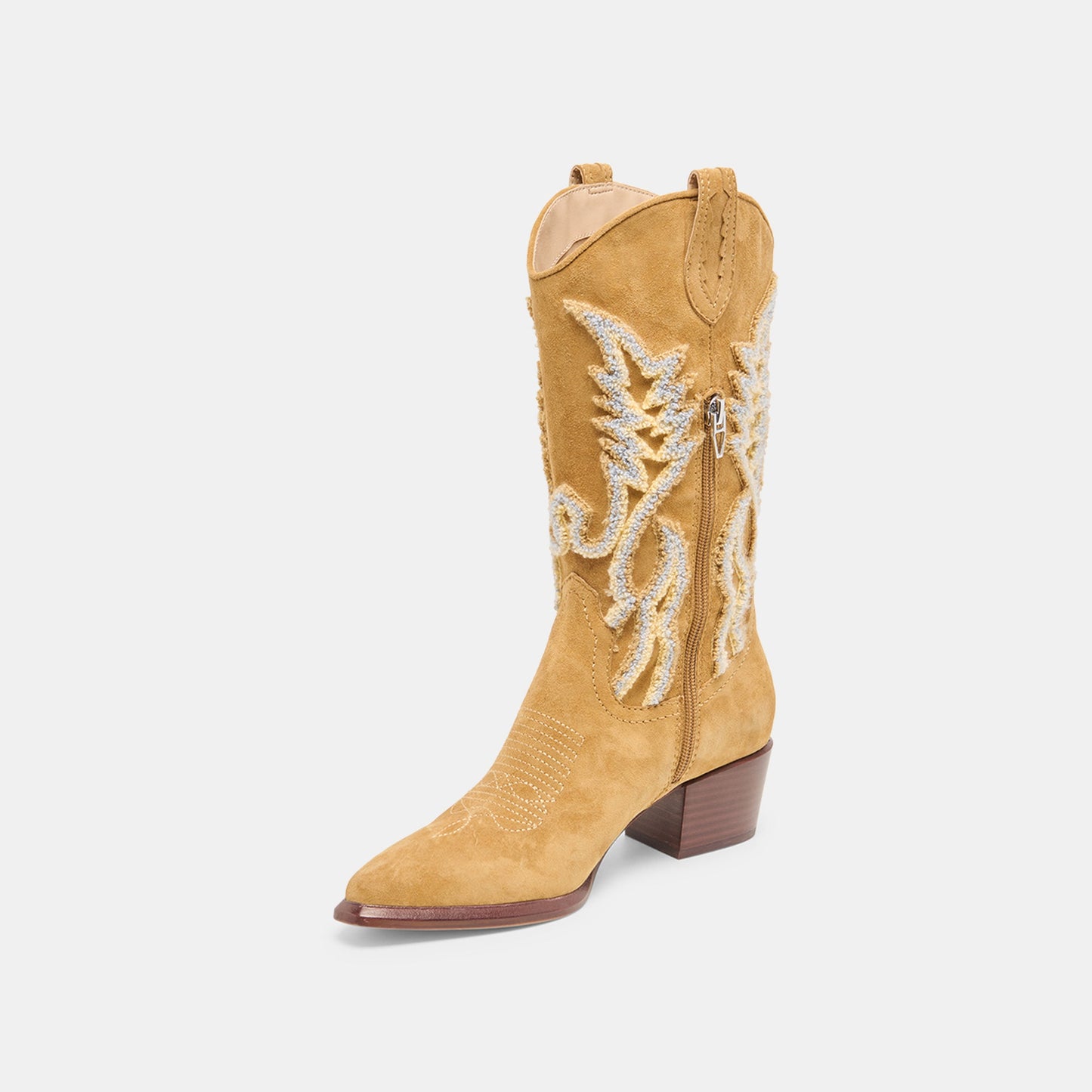Vila Caramel Suede Boots - Dolce Vita
