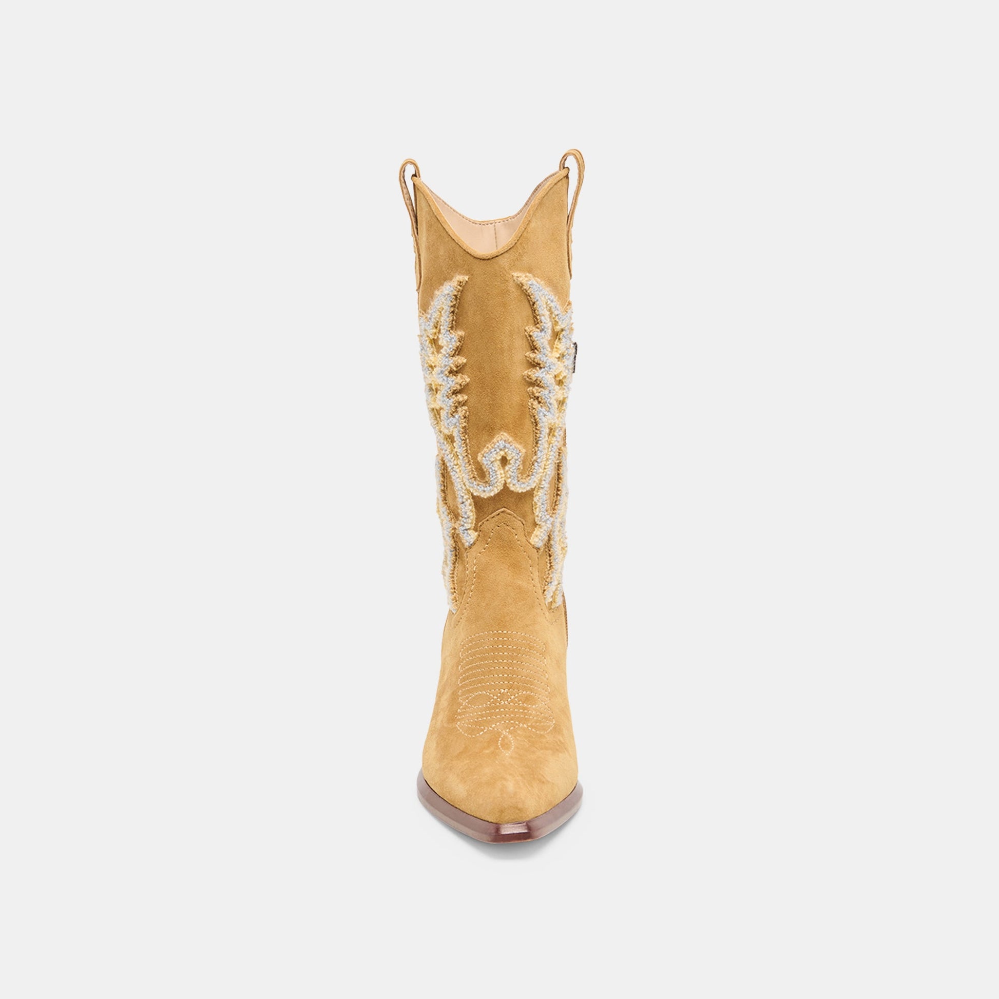 Vila Caramel Suede Boots - Dolce Vita