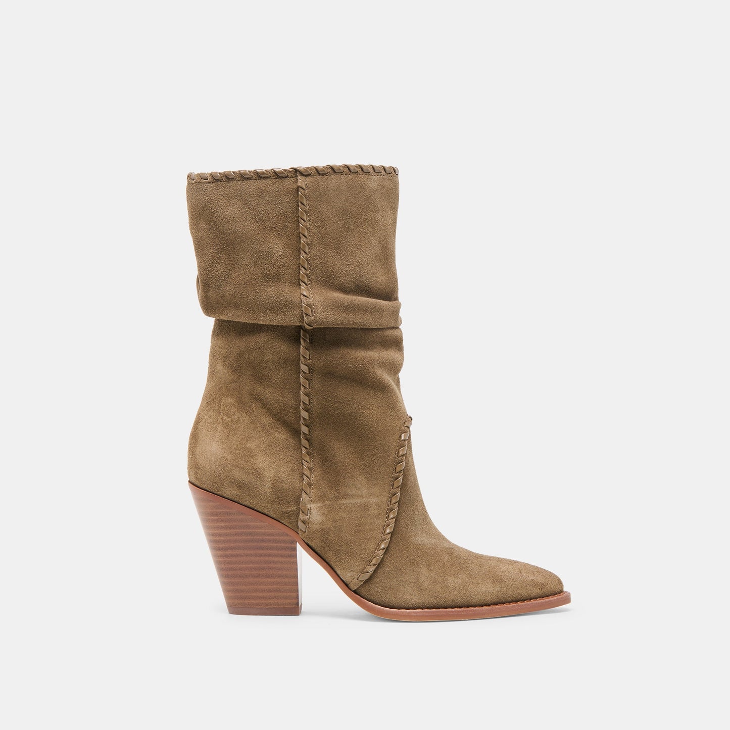 Julith Olive Suede Boots - Dolce Vita