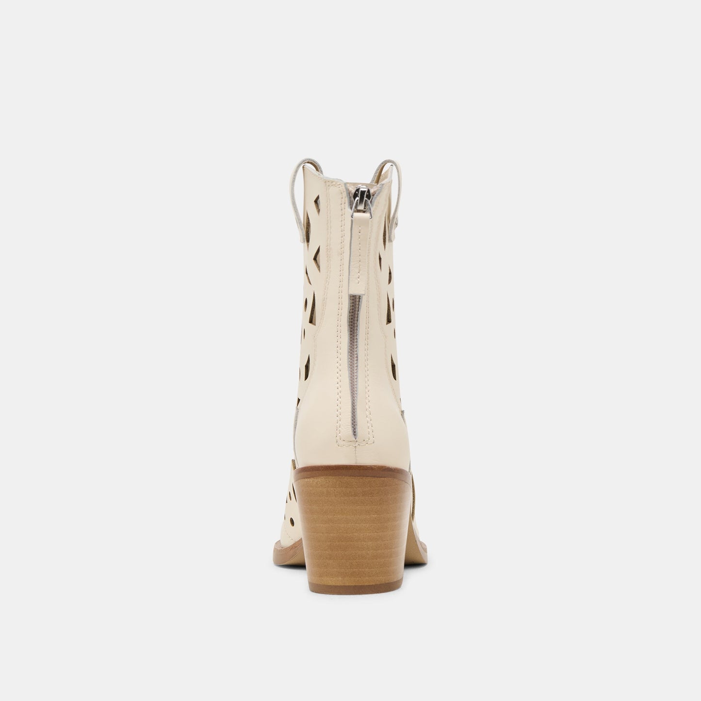 Zenobi Off White Leather Booties - Dolce Vita