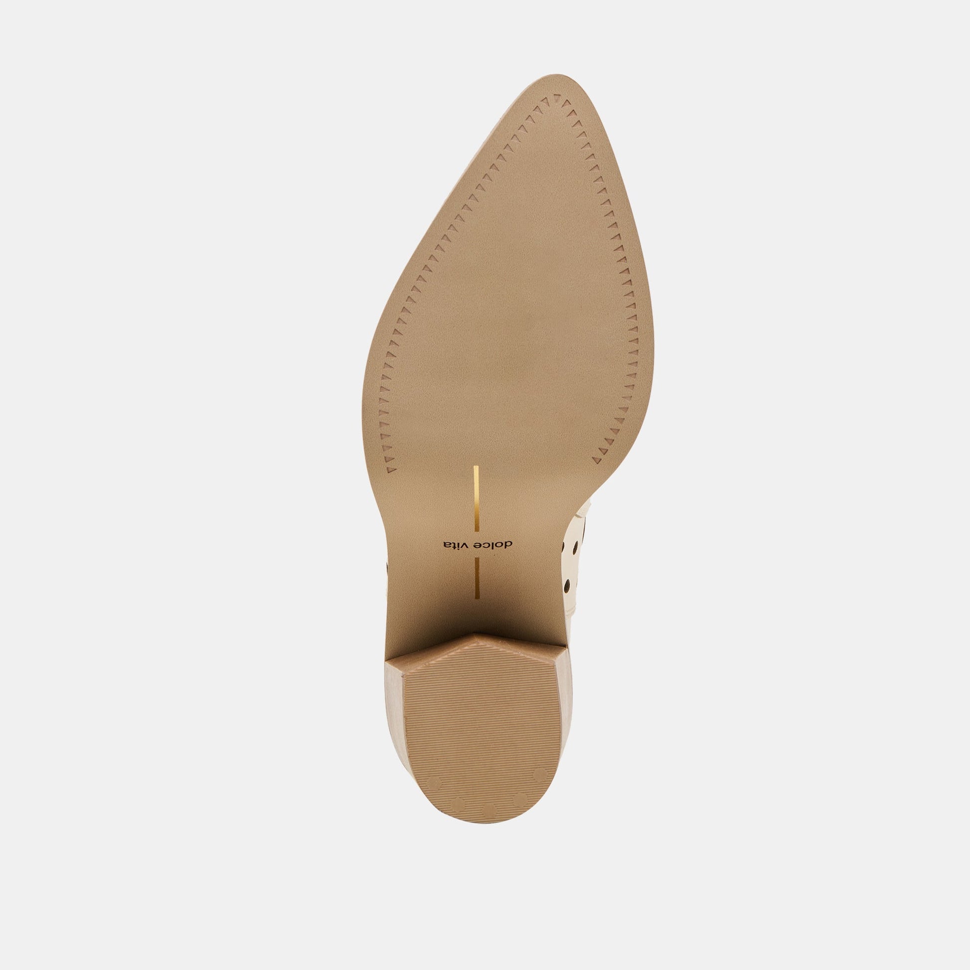Zenobi Off White Leather Booties - Dolce Vita