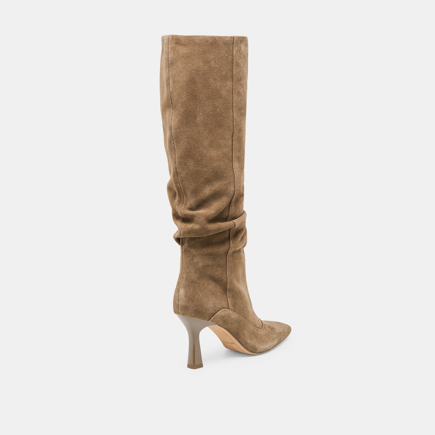 Lousa Olive Suede Wide Calf Boots - Dolce Vita
