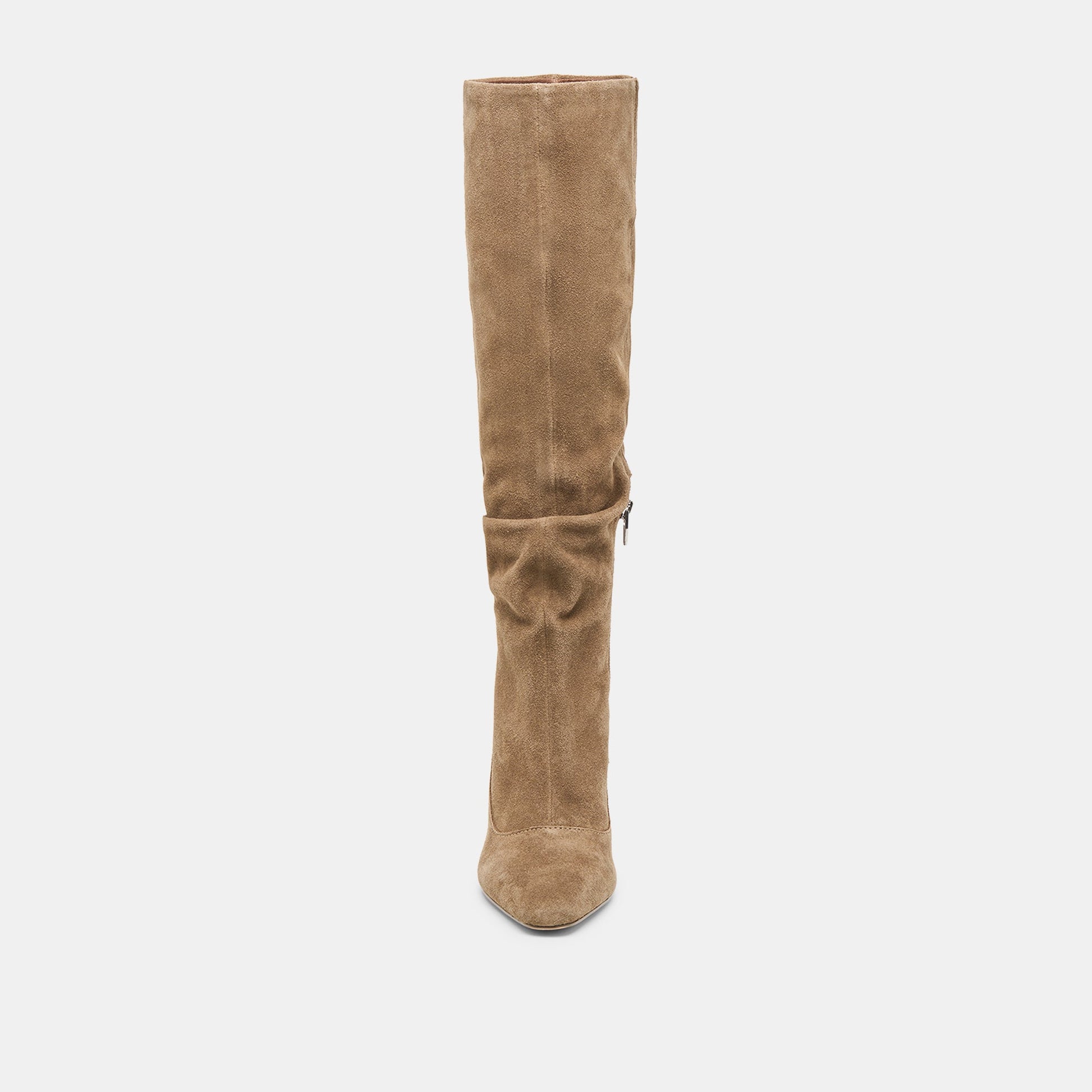 Lousa Olive Suede Wide Calf Boots - Dolce Vita