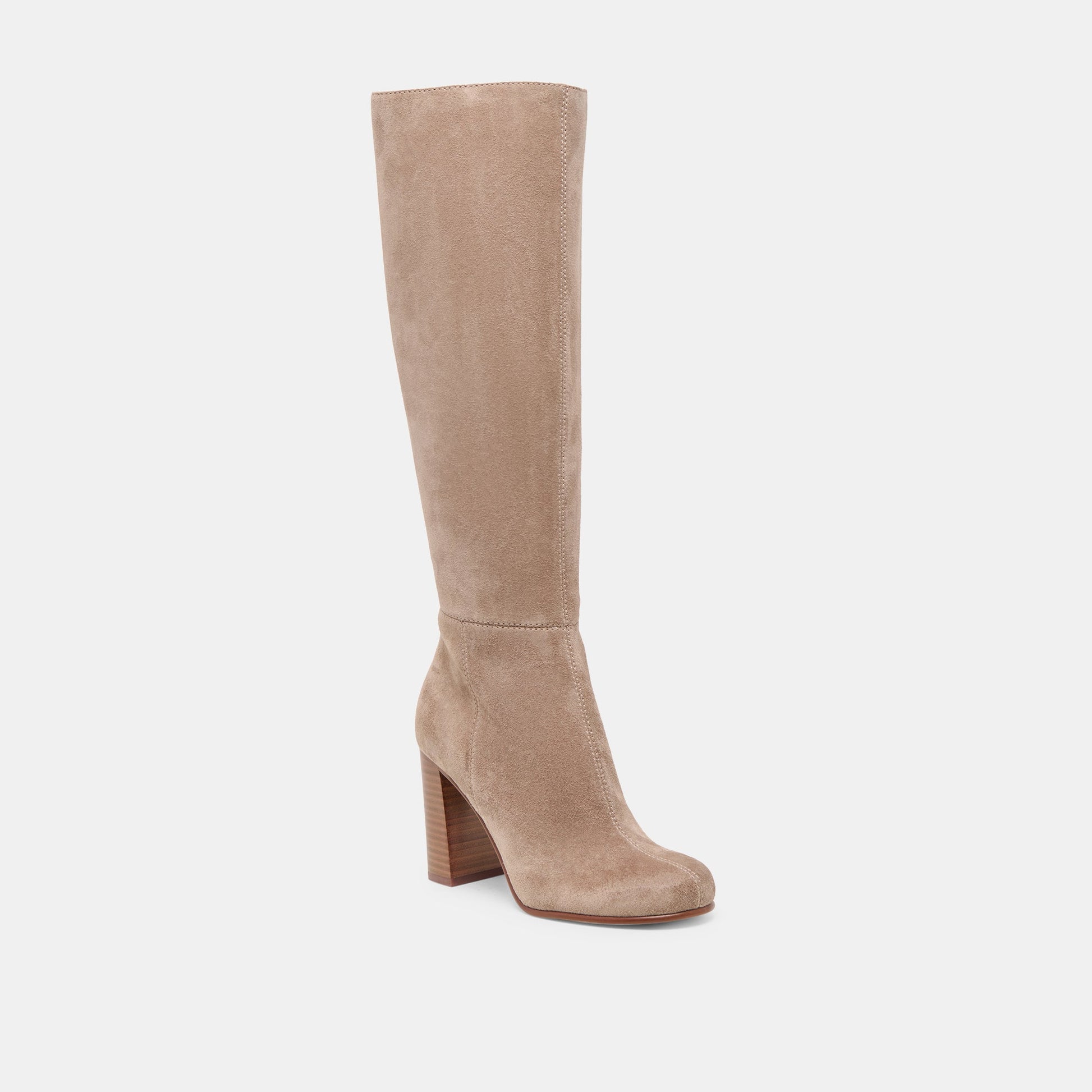 Hudsin Wide Calf Barley Suede Boots - Dolce Vita