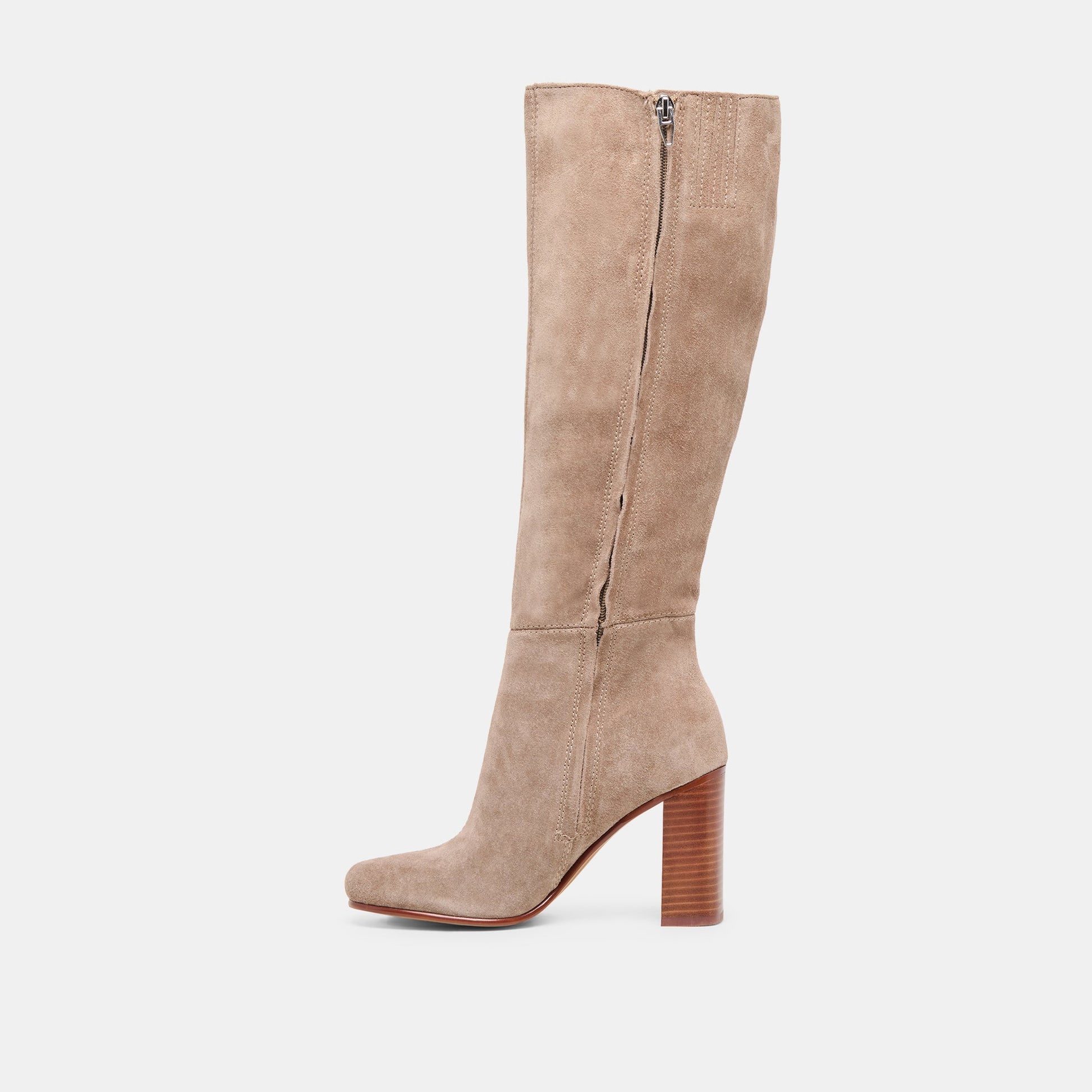 Hudsin Wide Calf Barley Suede Boots - Dolce Vita
