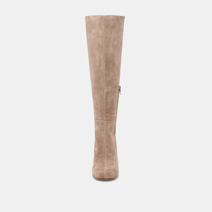 Hudsin Wide Calf Barley Suede Boots - Dolce Vita