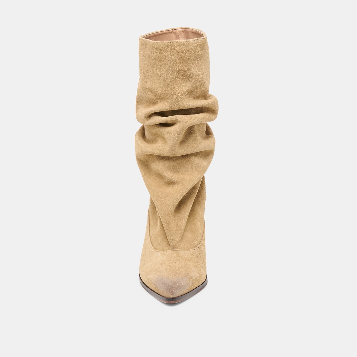 Talina Dk Taupe Suede Boots - Dolce Vita