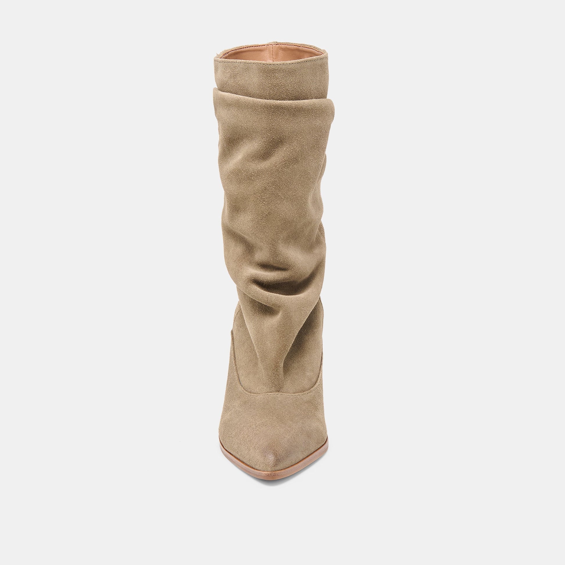 Talina Olive Suede Wide Calf Boots - Dolce Vita