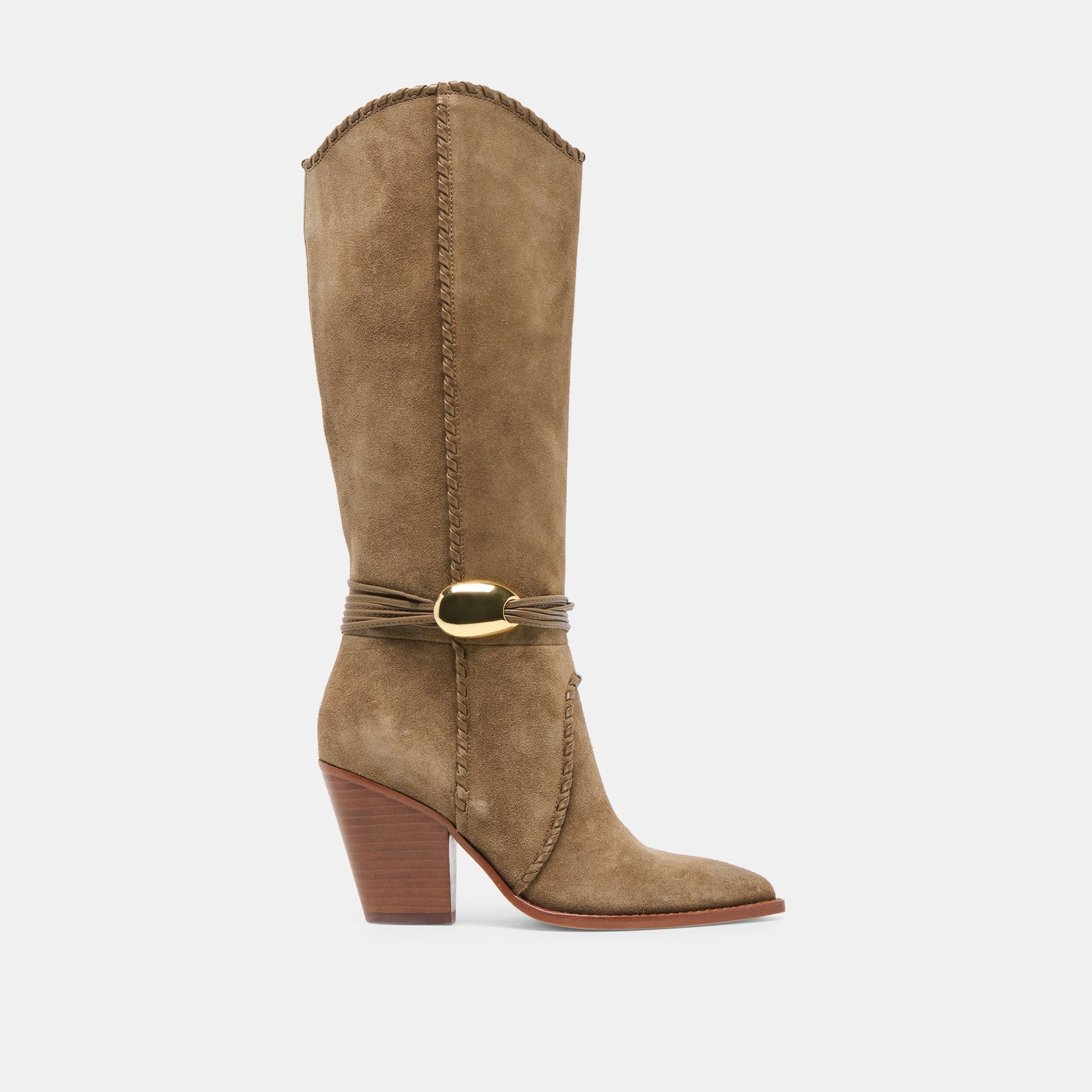 Jody Olive Suede Boots - Dolce Vita