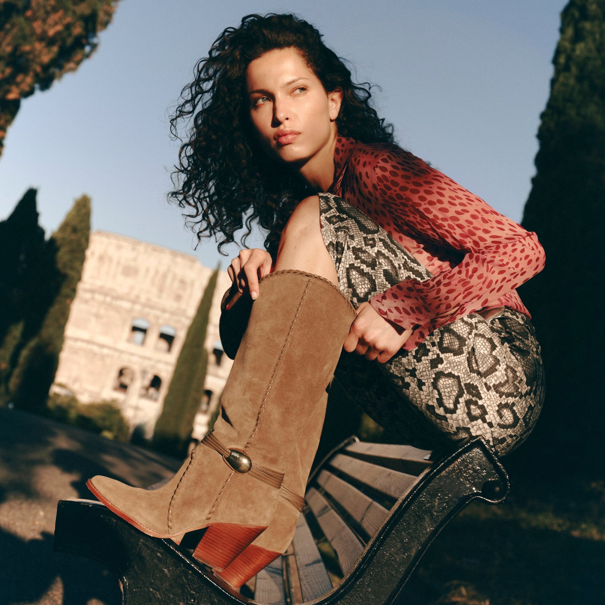 Jody Olive Suede Boots - Dolce Vita