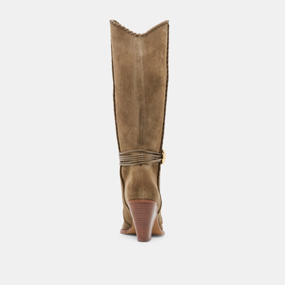Jody Olive Suede Boots - Dolce Vita
