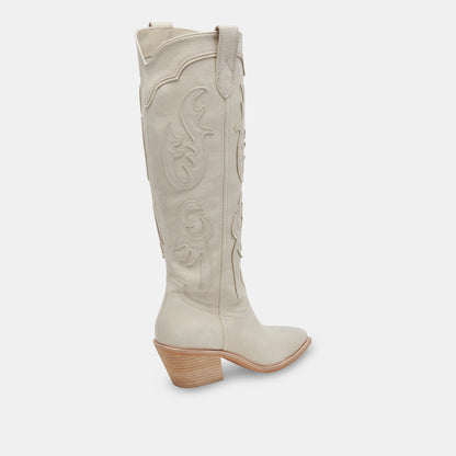 SAMSIN BOOTS IVORY NUBUCK - Dolce Vita