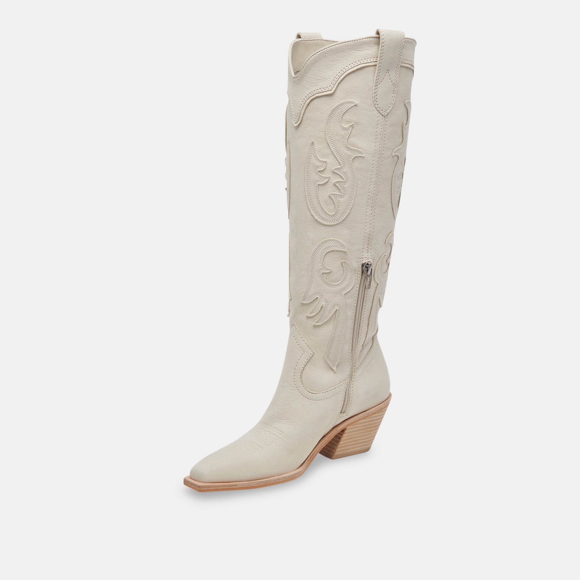 SAMSIN BOOTS IVORY NUBUCK - Dolce Vita