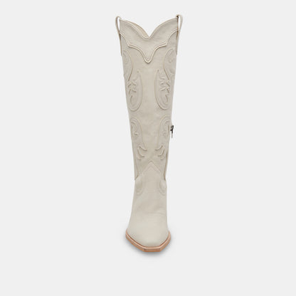 SAMSIN BOOTS IVORY NUBUCK - Dolce Vita