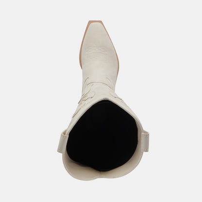 SAMSIN BOOTS IVORY NUBUCK - Dolce Vita