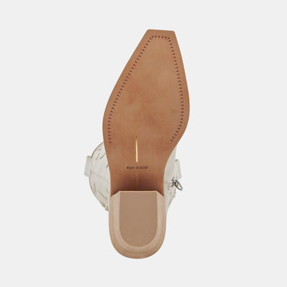 SAMSIN BOOTS IVORY NUBUCK - Dolce Vita
