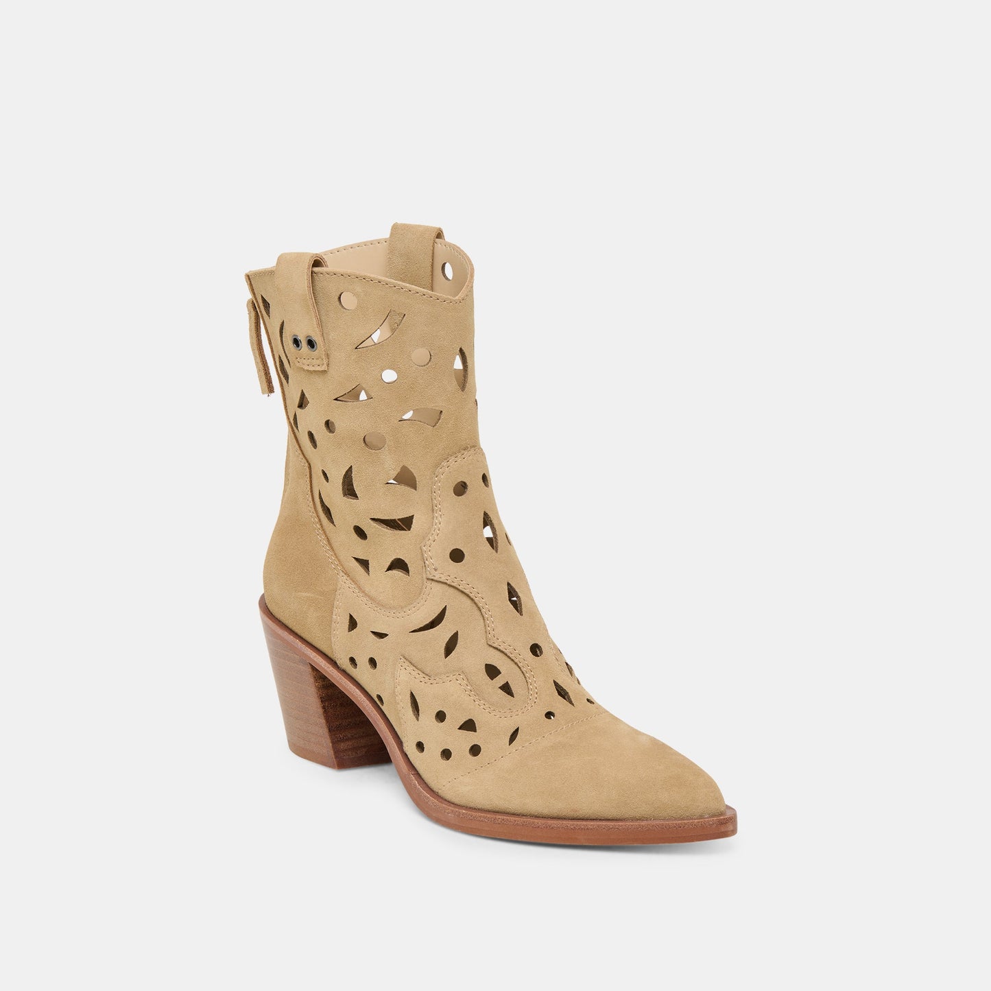 Zenobi Dk Taupe Suede Booties - Dolce Vita