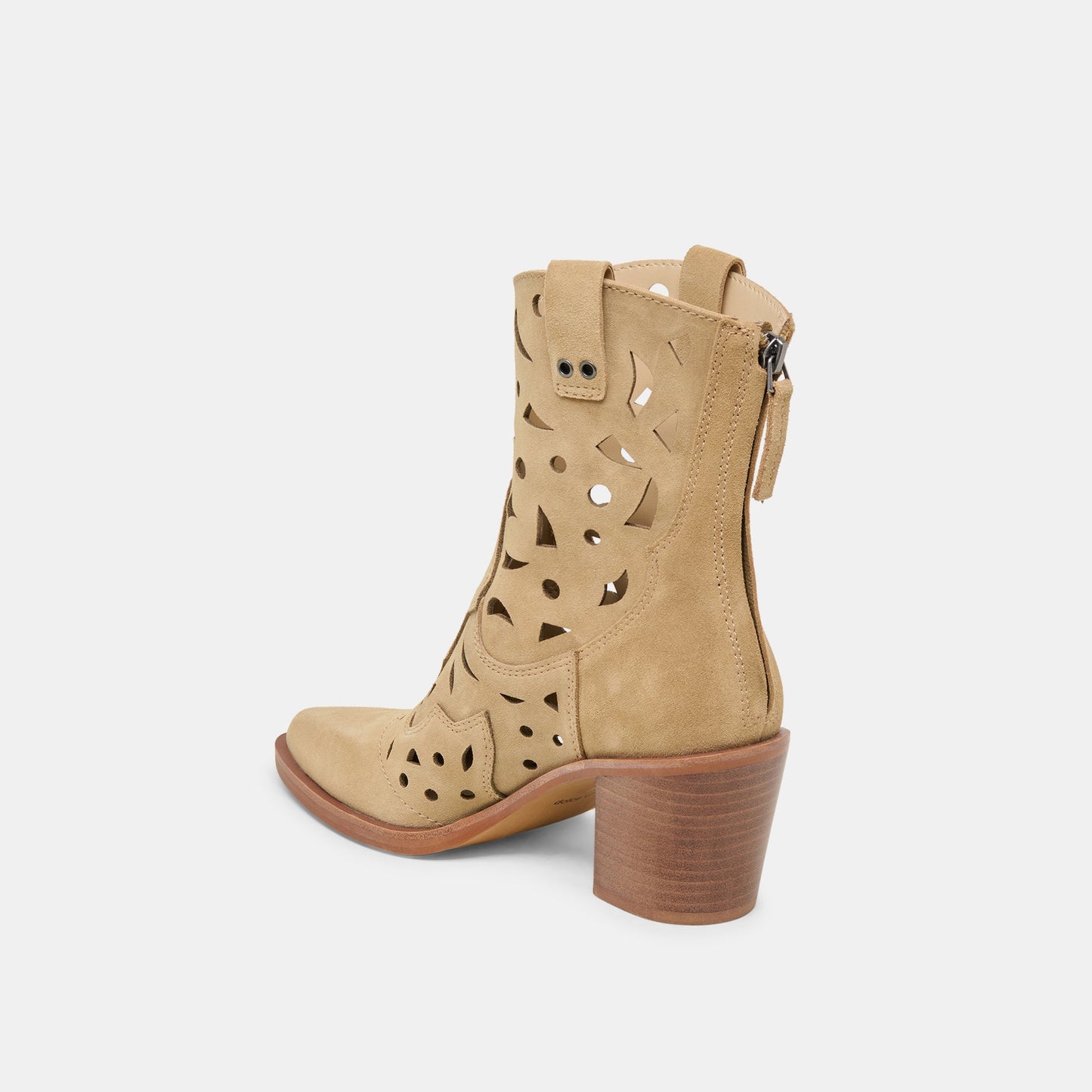Zenobi Dk Taupe Suede Booties - Dolce Vita