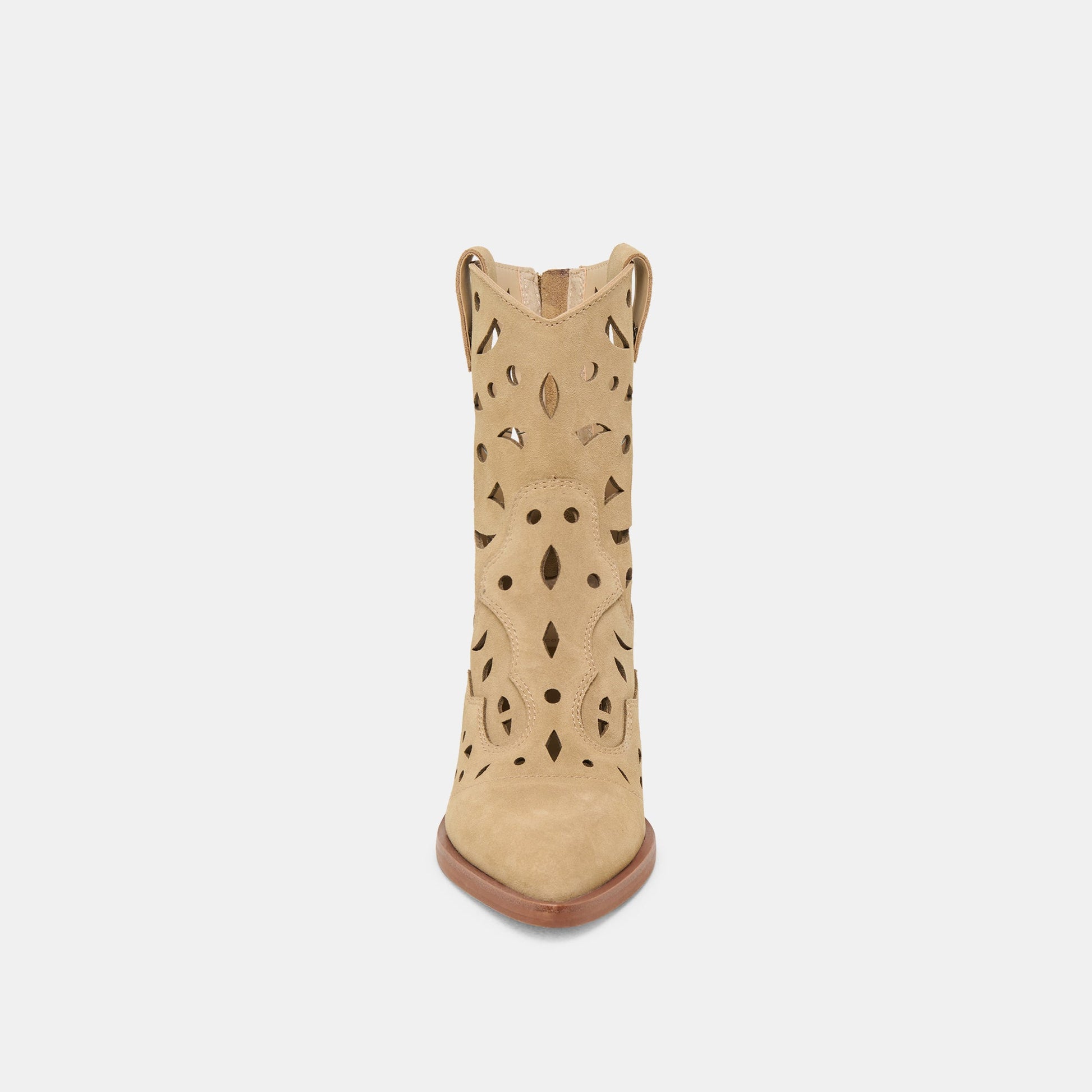 Zenobi Dk Taupe Suede Booties - Dolce Vita