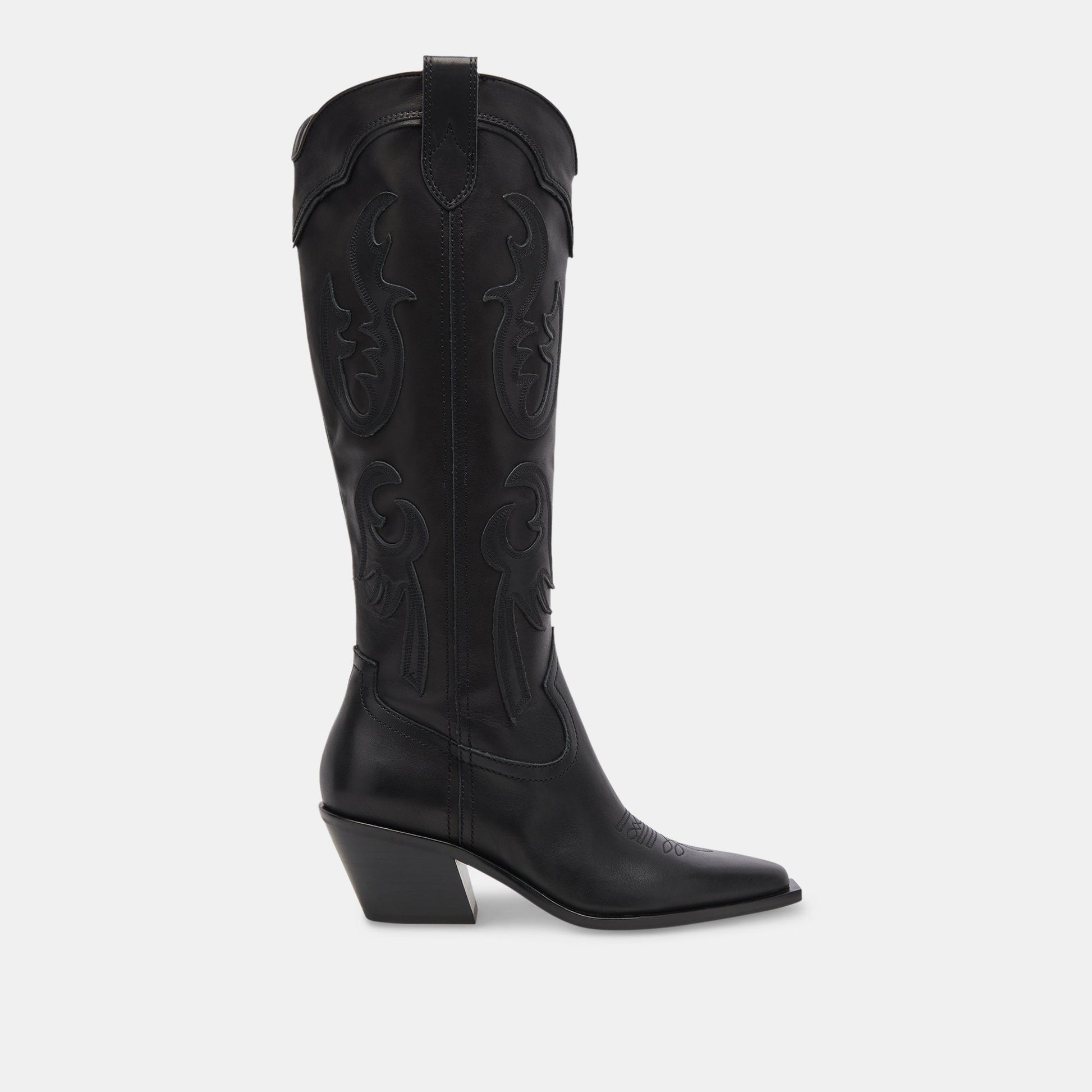 SAMSIN BOOTS BLACK LEATHER - Dolce Vita