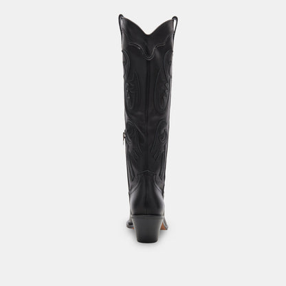 SAMSIN BOOTS BLACK LEATHER - Dolce Vita